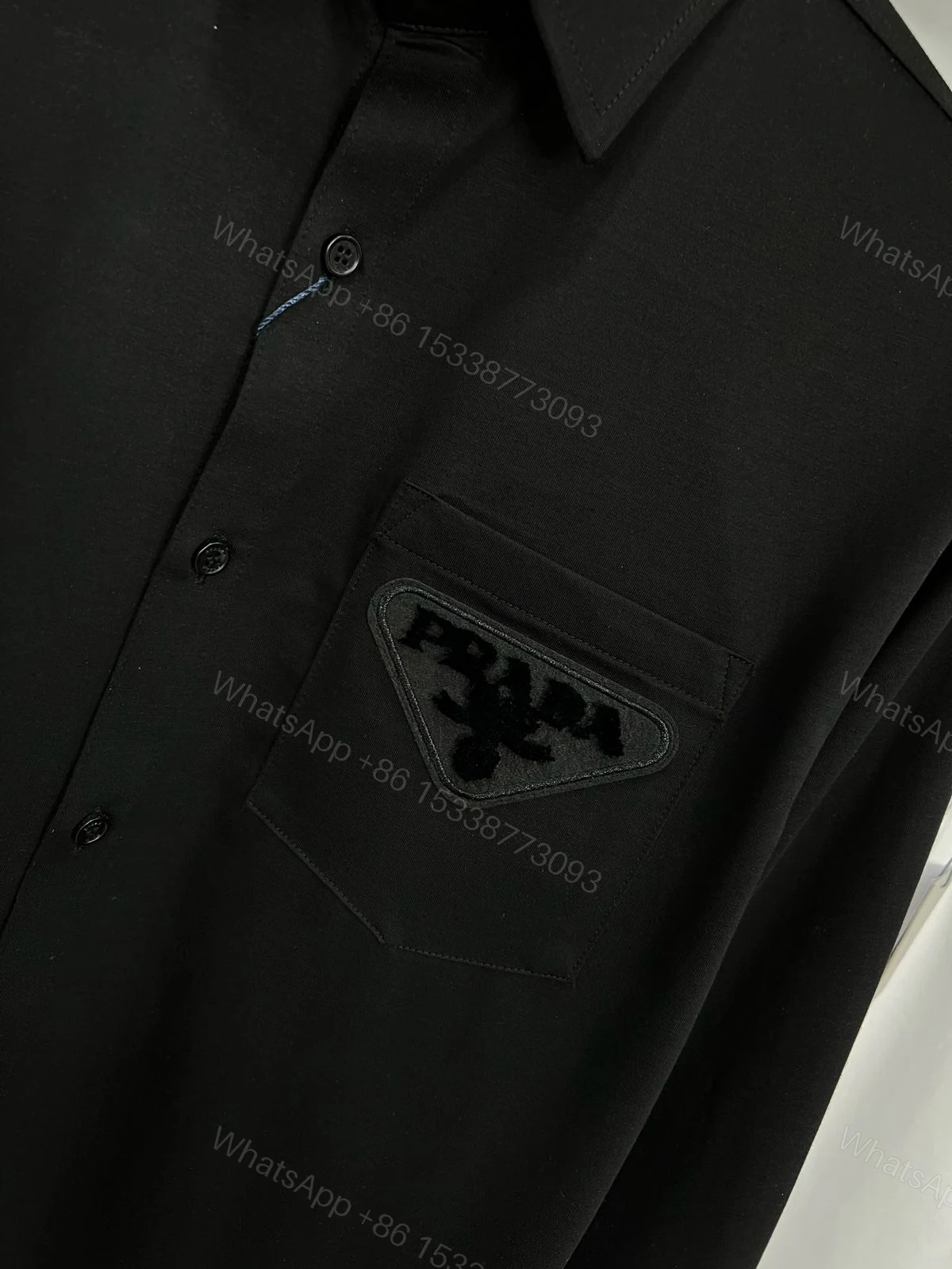 View 9 of PRADA PREMIUM COTTON FABRIC FULL SLEEVE SHIRTS