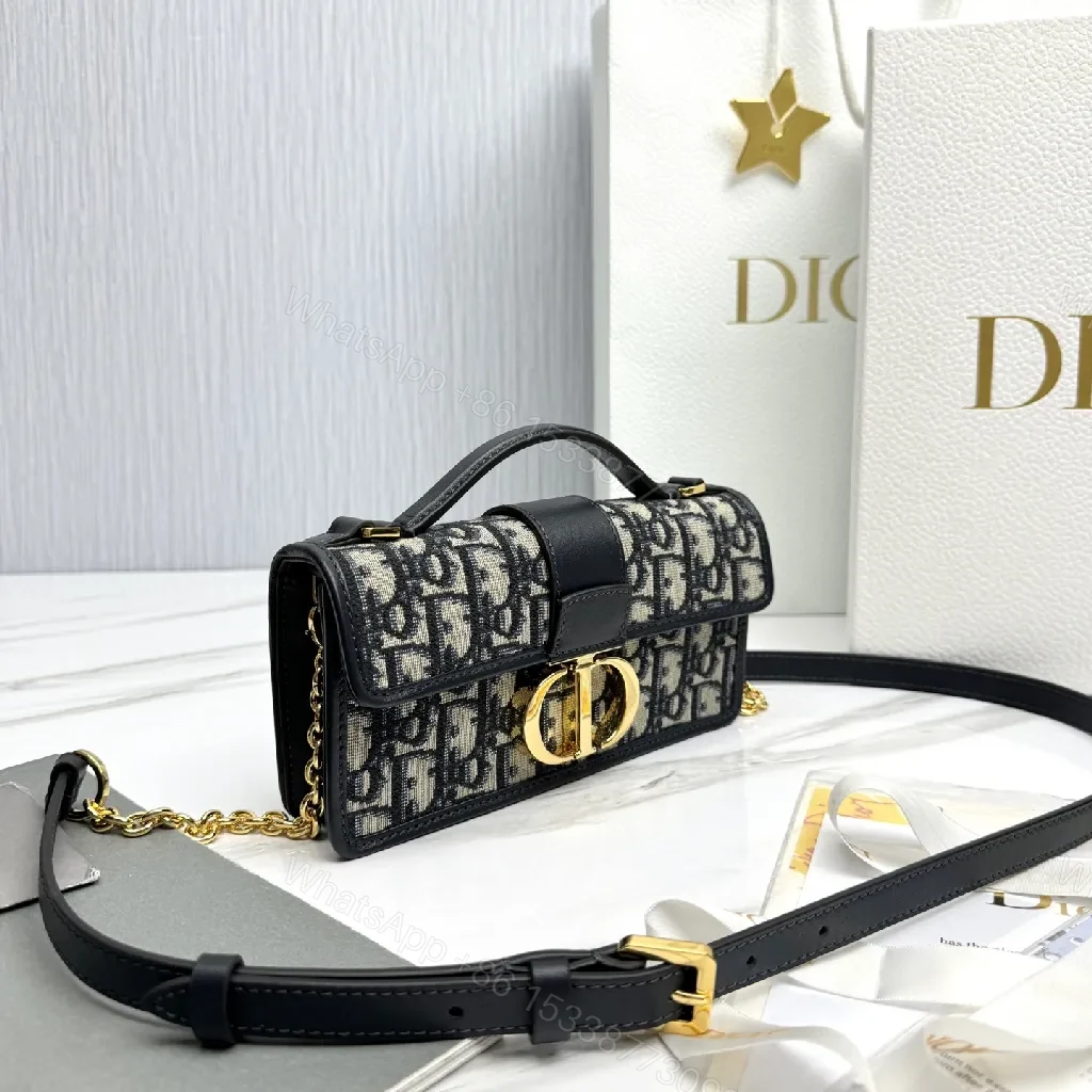 View 4 of Signature Crossbody: Lux Canvas, Gold Hardware, Compact Night-Ready