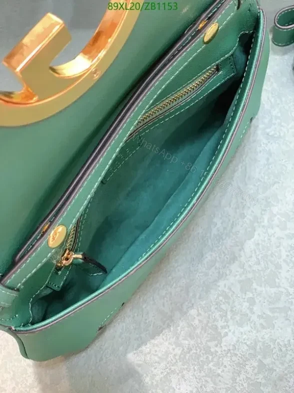 View 16 of Gucci White Blondie Leather Shoulder Bag Dupe ZB11535 – Stylish Chain Strap