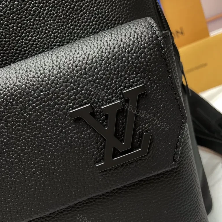 View 9 of Black Pebbled Leather Backpack â€” All-Day Readiness, Polished Confidence