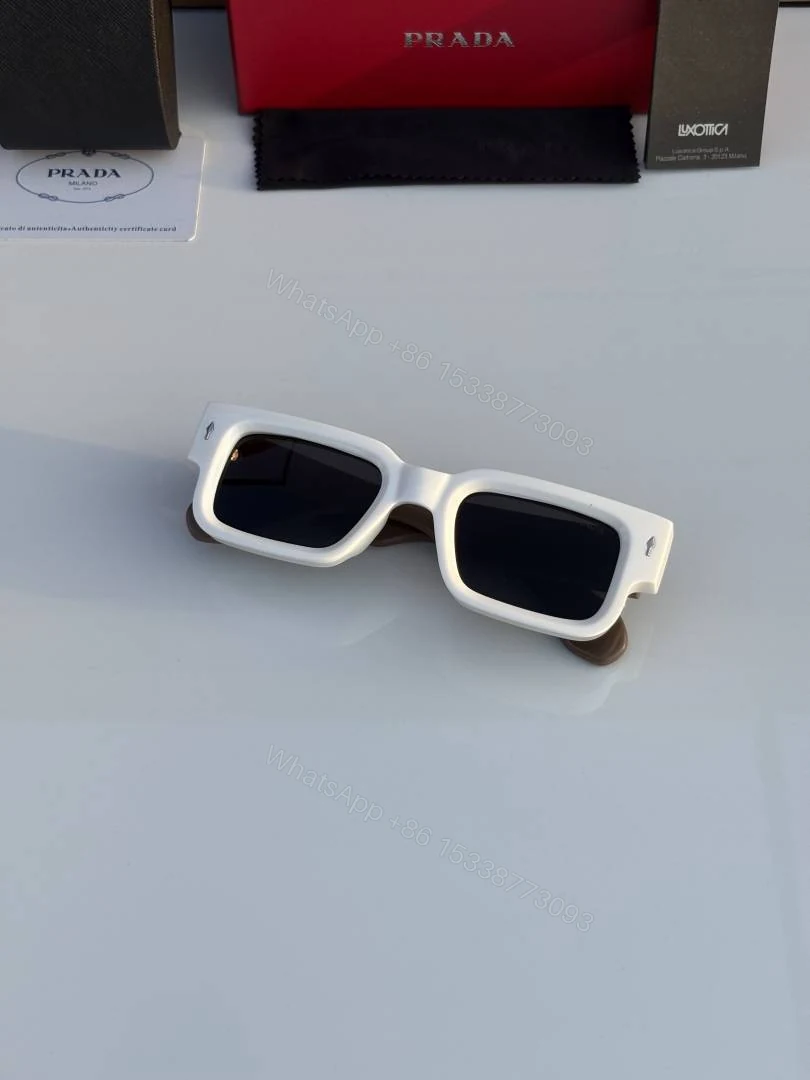 View 5 of First Copy Prada 2719 White Black Sunglasses