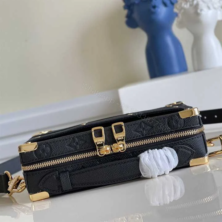 View 8 of M45785 LOUIS VUITTON X NBA HANDLE TRUNK MONOGRAM COATED CANVAS TEXTILE LINING IN BLACK