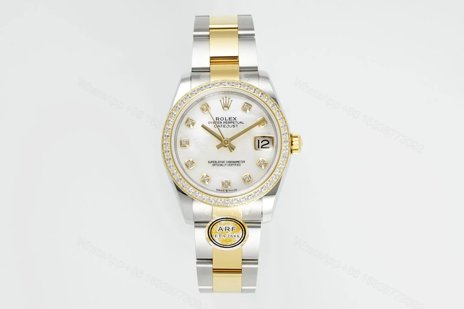 Rolex Datejust 31 Stainless Steel Yellow Gold Diamond White – Roman Dial Oyster 278383RBR-0001 — view 1