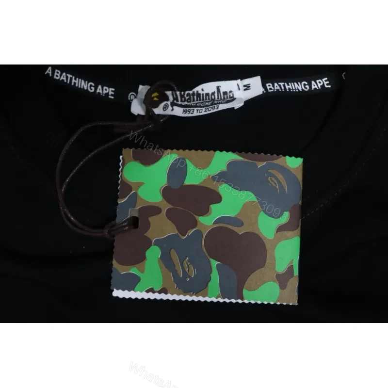 View 2 of Bape Front And Back Ape Head Print Crewneck Sweatshirt 'BlackBlue'