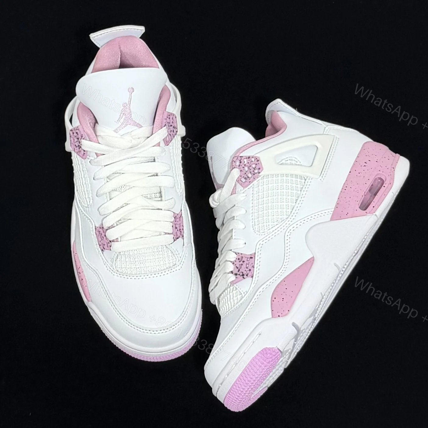 View 8 of Air Jordan 4 Pink Oreo Replica