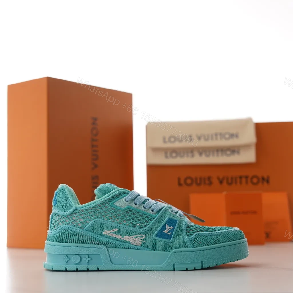 View 9 of Turquoise Knit High-Tops: Lightweight, All-Day Comfort Sneakers