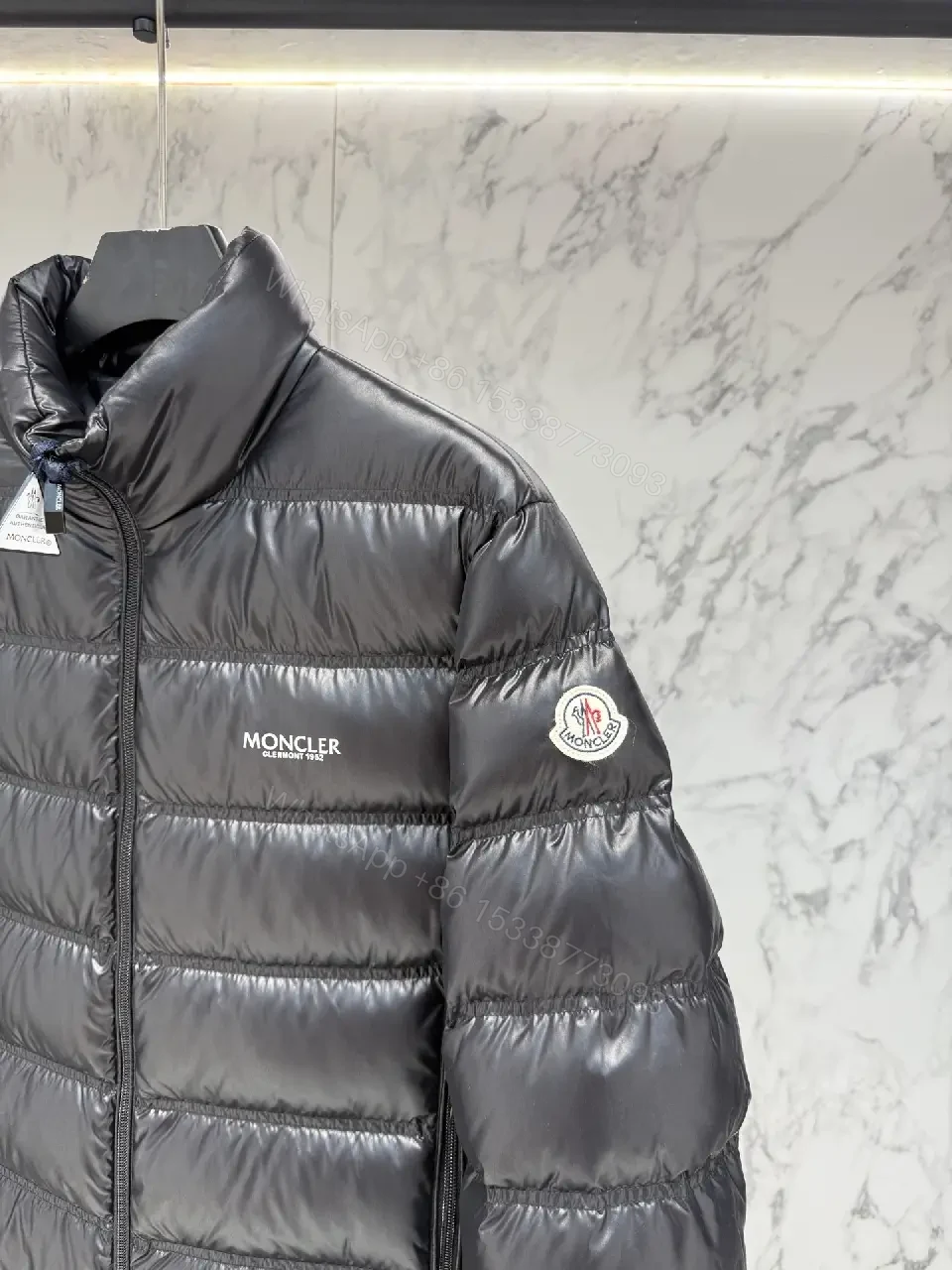 View 7 of Compact Puffer Jacket: Water-Resistant, Diamond-Quilted Warmth