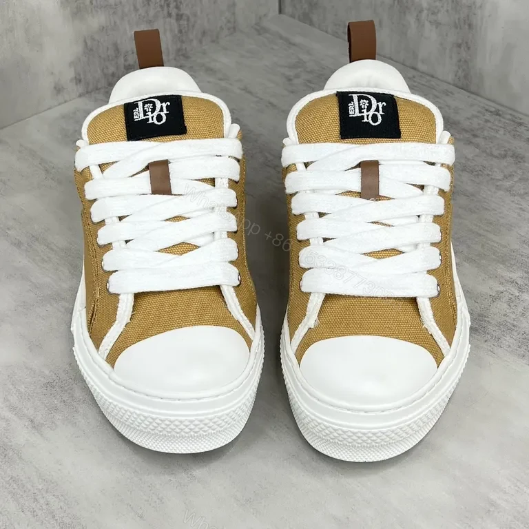 View 2 of Chic Gradient-Contrast Dior-Detail Low-Top Sneakers