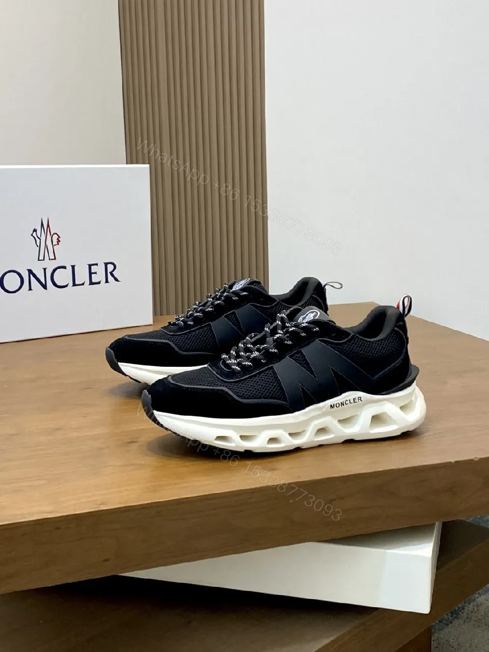 Bold Comfort: Moncler-Inspired High-Top Sneakers — view 1