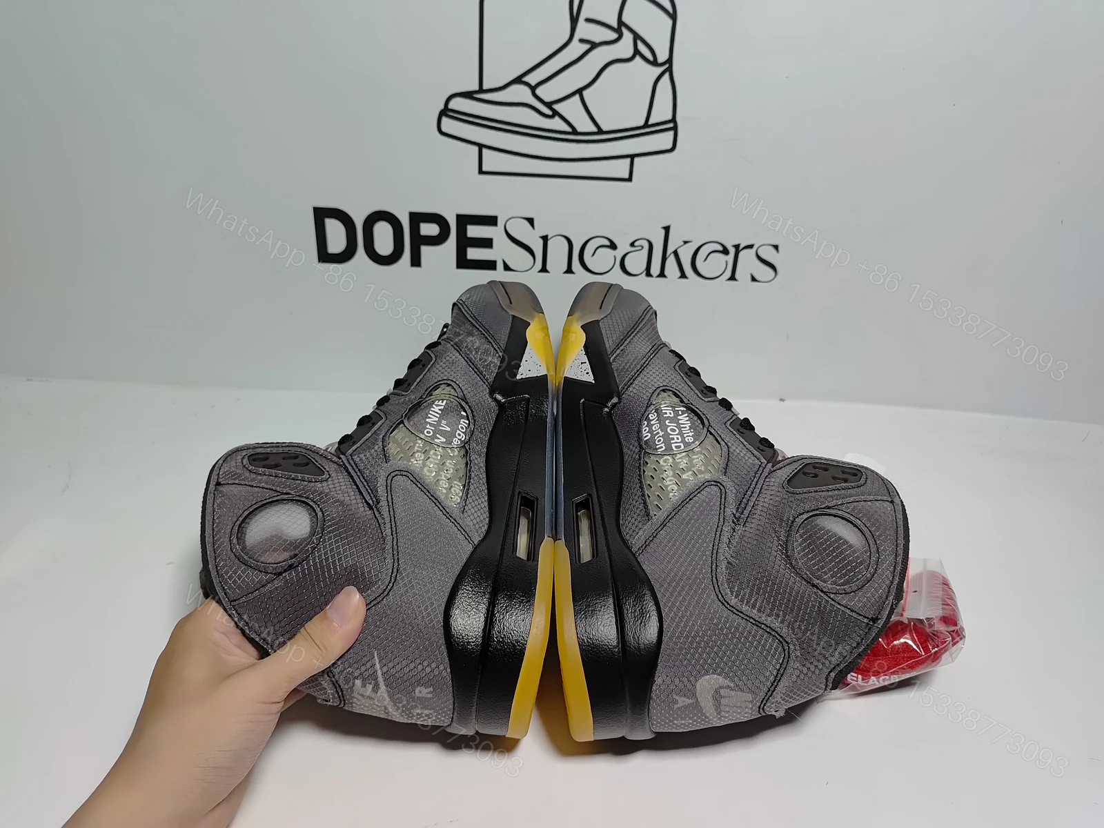 View 10 of OFF-WHITE x Air Jordan 5 Retro Muslin CT8480-001