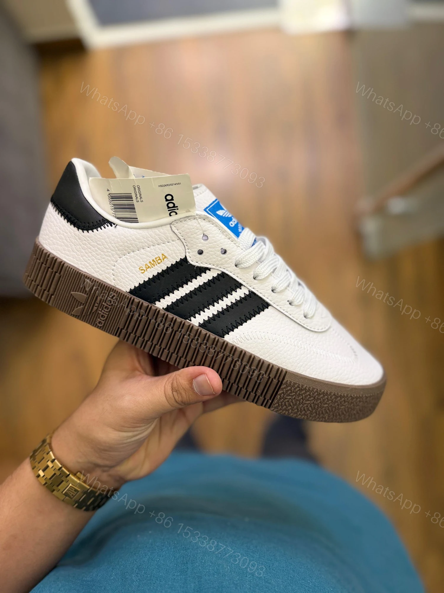 View 6 of First Copy Adidas Originals Sambarose White