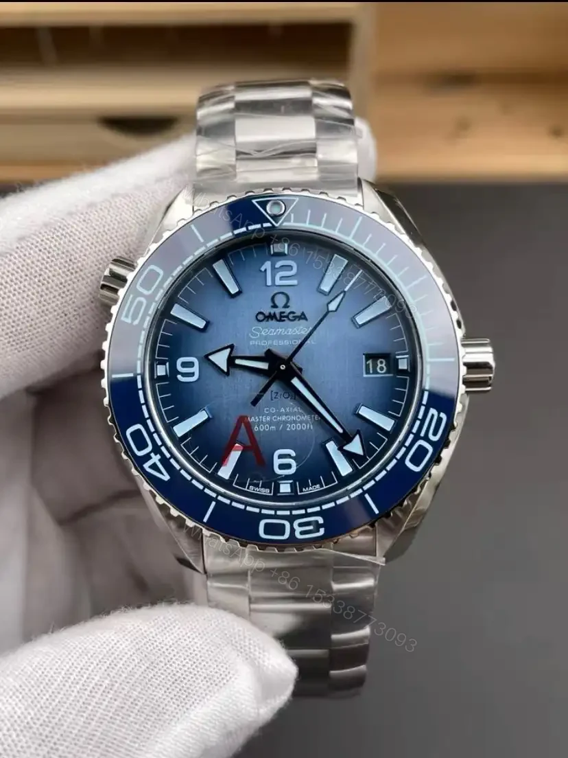 Omega Seamaster Planet Ocean 600M Co-Axial 40 Master Chronometer Stainless Steel Blue Bracelet 215.30.40.20.03.002 — view 1