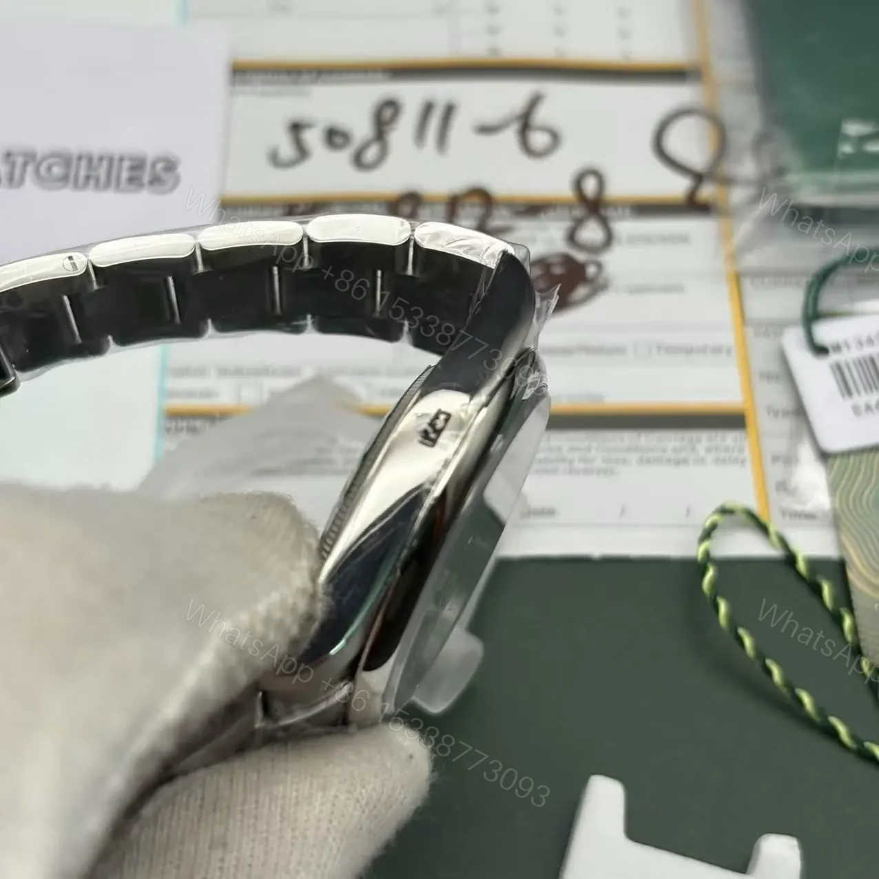 View 9 of Superclone Rolex Oyster Perpetual 277200 Pistachio Dial