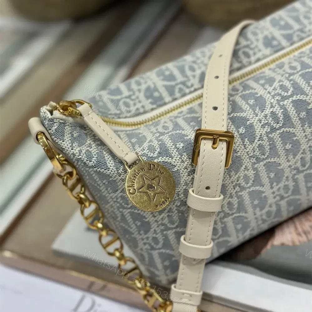 View 7 of 高仿Dior*StarHobo系列S320M925鏈條手袋灰色免檢版