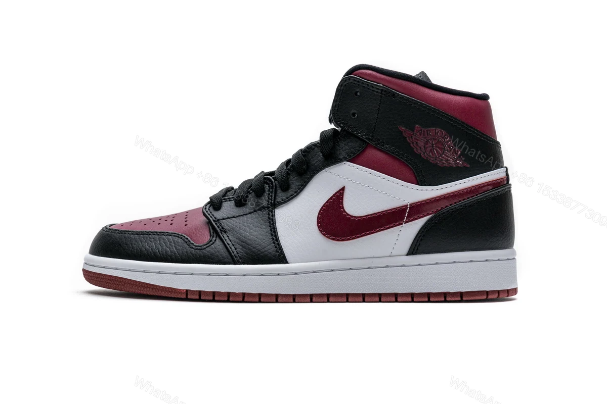 View 9 of (OG)Air Jordan 1 Mid Bred Toe 554724-066