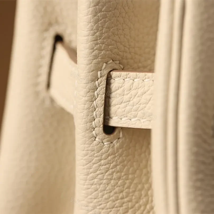 View 11 of 高仿Hermes*Birkin30奶昔白金扣免檢版