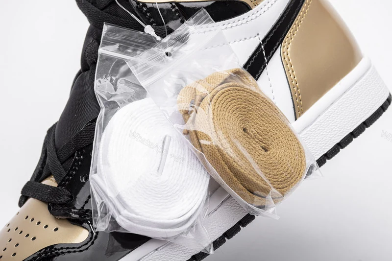 View 6 of Air Jordan 1 Retro High NRG Patent Gold Toe 861428-007