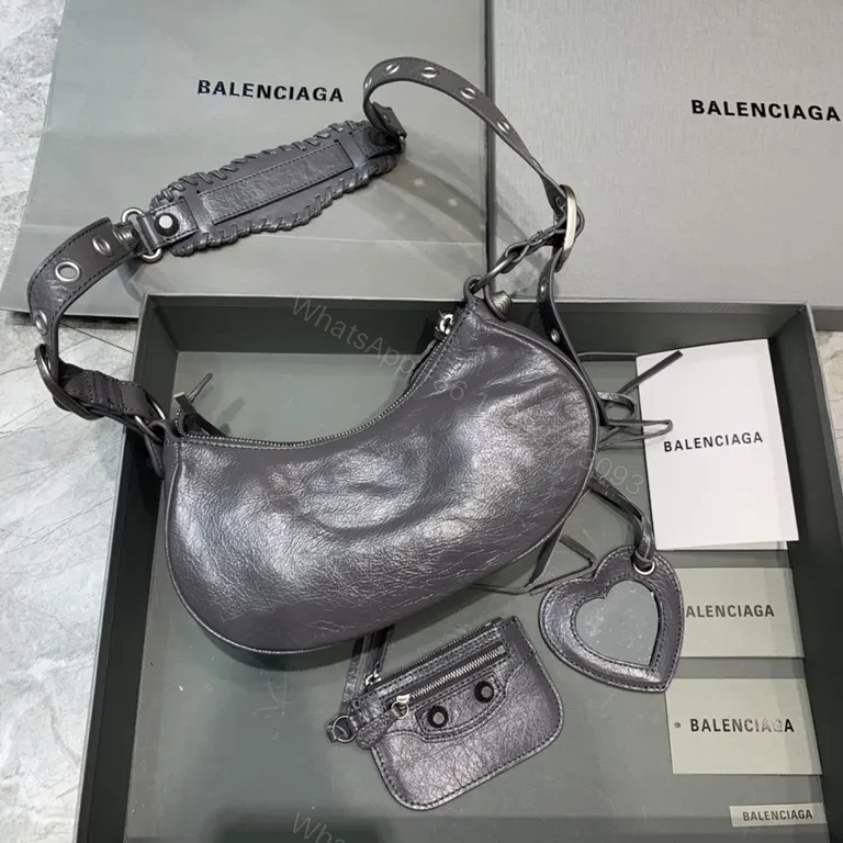 View 2 of Black Leather Sculpted Handbag â€” Premium, Versatile Designer-Inspired Style