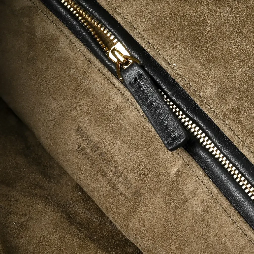 View 5 of Basketweave Handbag in Black – Premium Vegan Leather, Curved Handle, Compact Luxury Bag