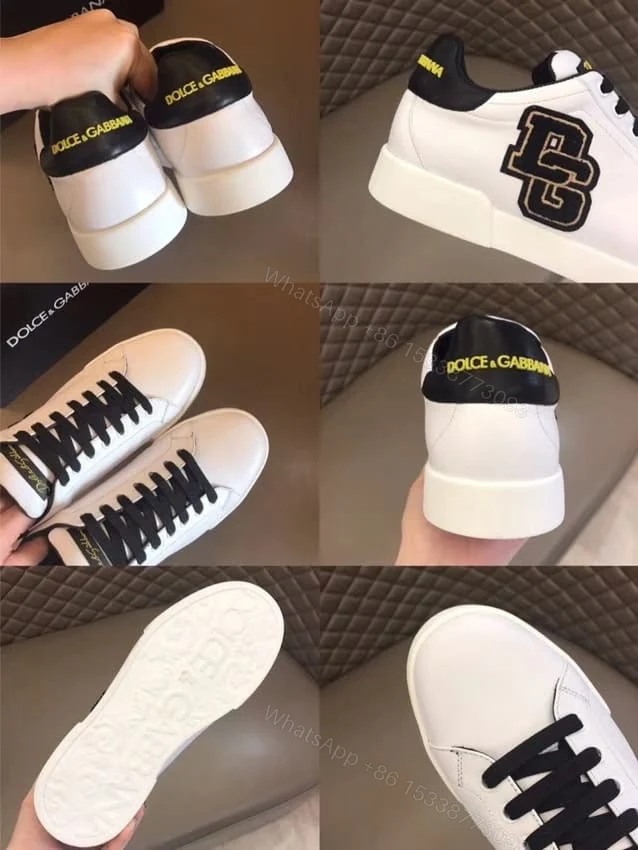 View 7 of DOLCE & GABBANA PORTOFINO SNEAKERS IN NAPPA CALFSKIN WITH PATCHES – DG15