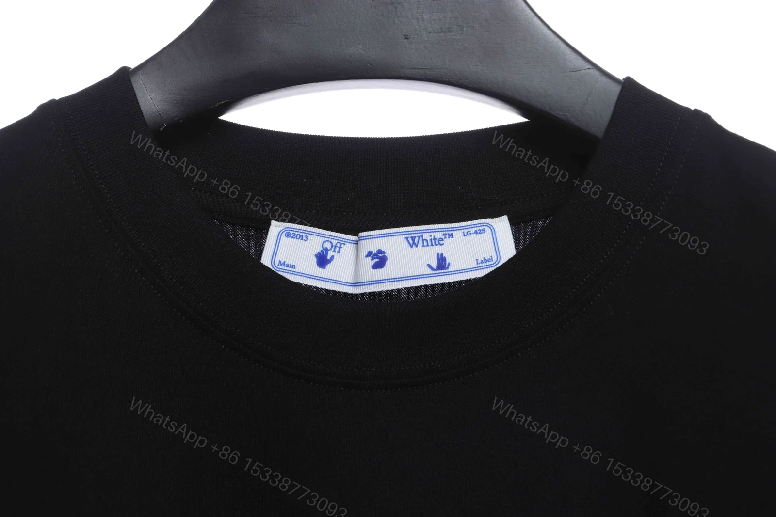 View 8 of Off-White Red Gray Dissolution Gradient T-Shirt