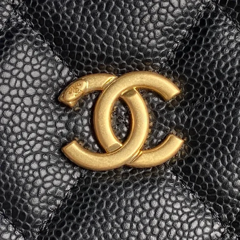View 7 of Quilted Black Leather Mini Crossbody â€“ Chanel-Inspired Luxury