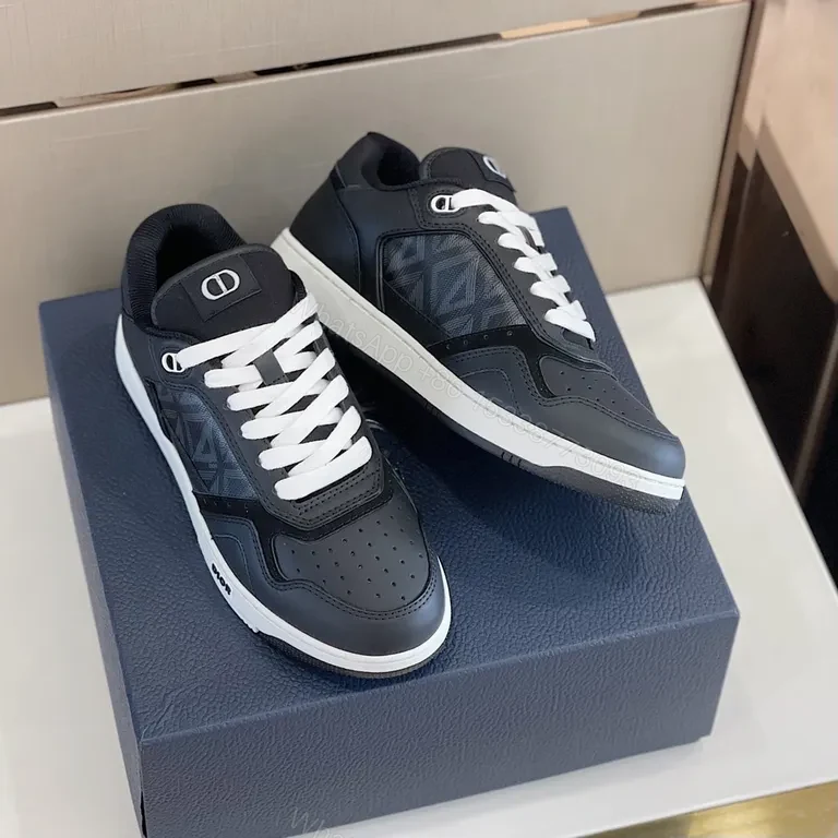 View 9 of Structured Leather Sneaker: Luxury Dior-Inspired Detail, Menâ€TMs