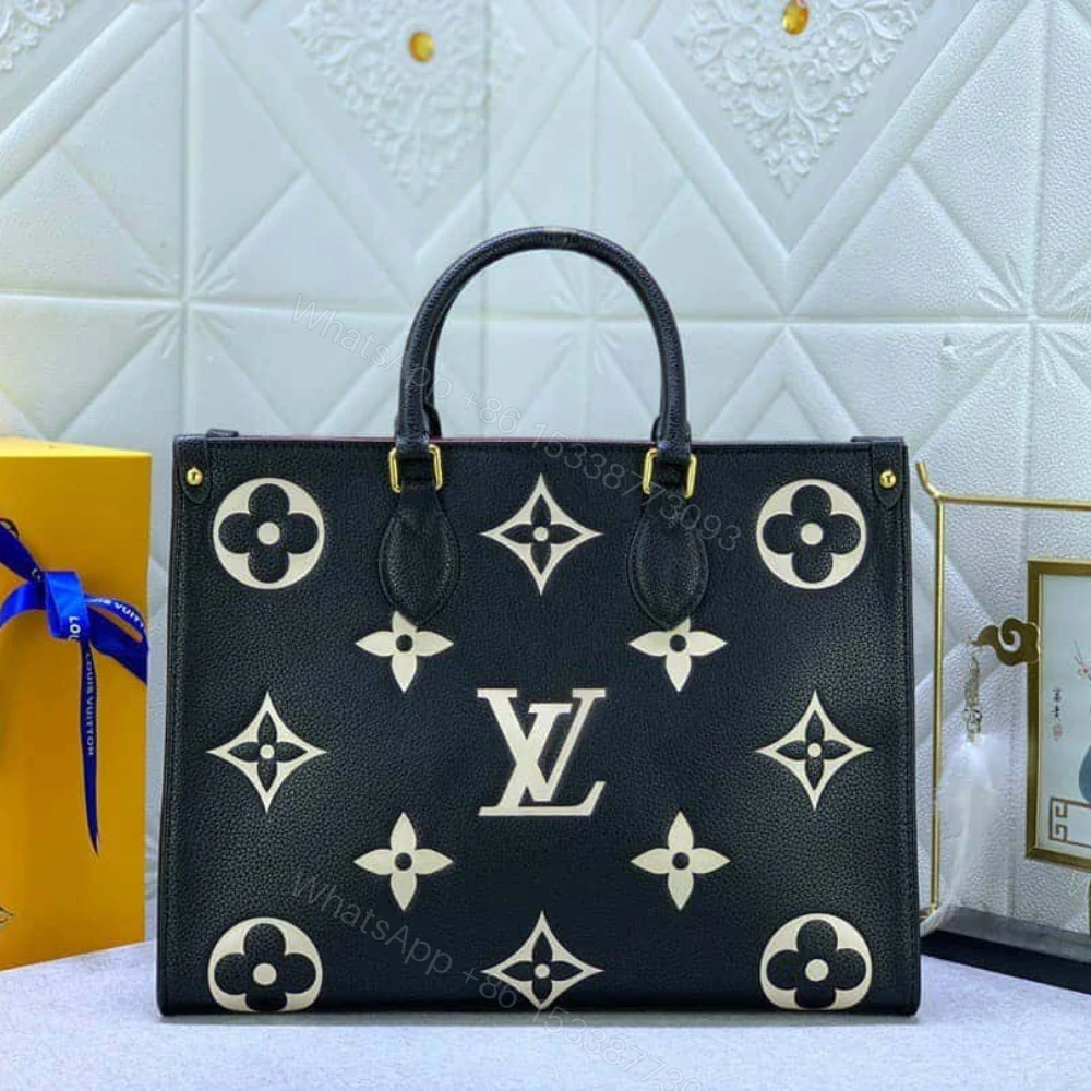 View 2 of Louis Vuitton Onthego MM Black Cream 35Cm M45495
