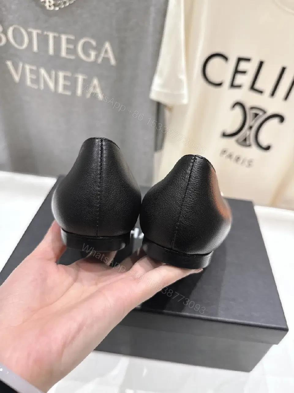 View 8 of Black Leather Loafers + Premium Leather + Minimalist + Signature Hardware + Loafers