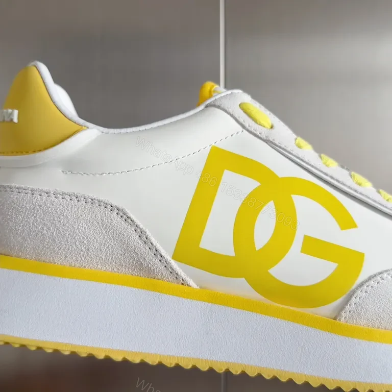View 9 of Minimalist Revival Yellow DG-Inspired Sneakers