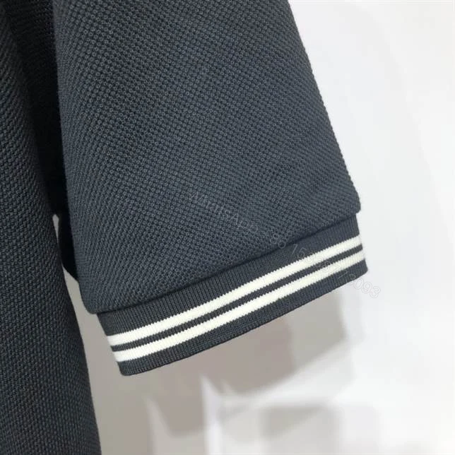 View 6 of Cotton piquet polo with Interlocking G – GC40