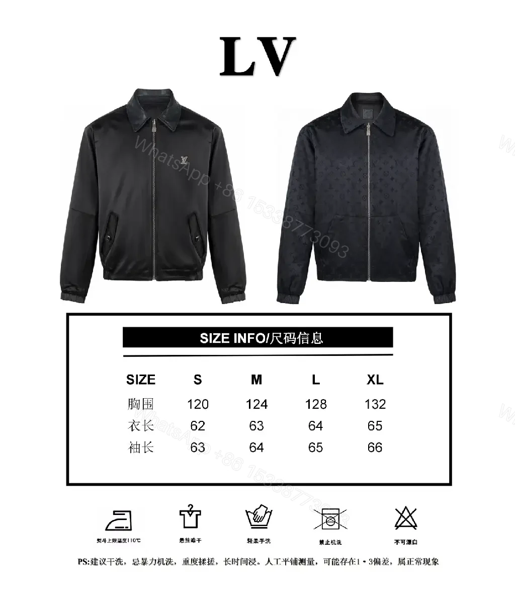 View 4 of Black Leather-Trim Coach Jacket with Subtle Logo Embroidery