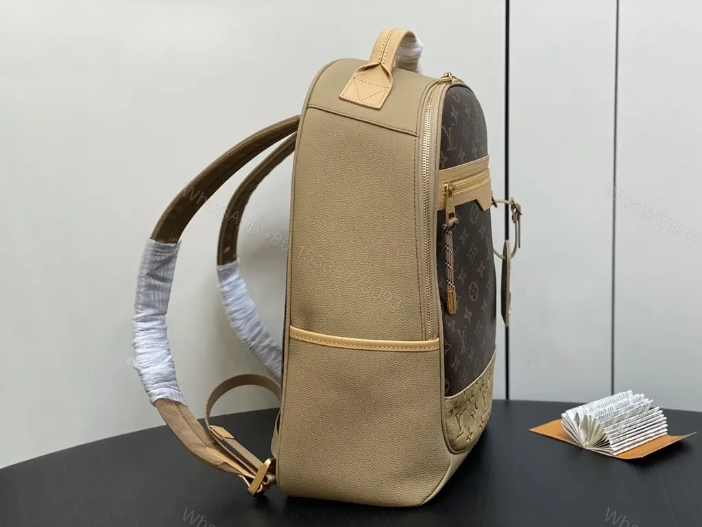 View 7 of Premium Monogram Backpack: LV Canvas Leather Edition