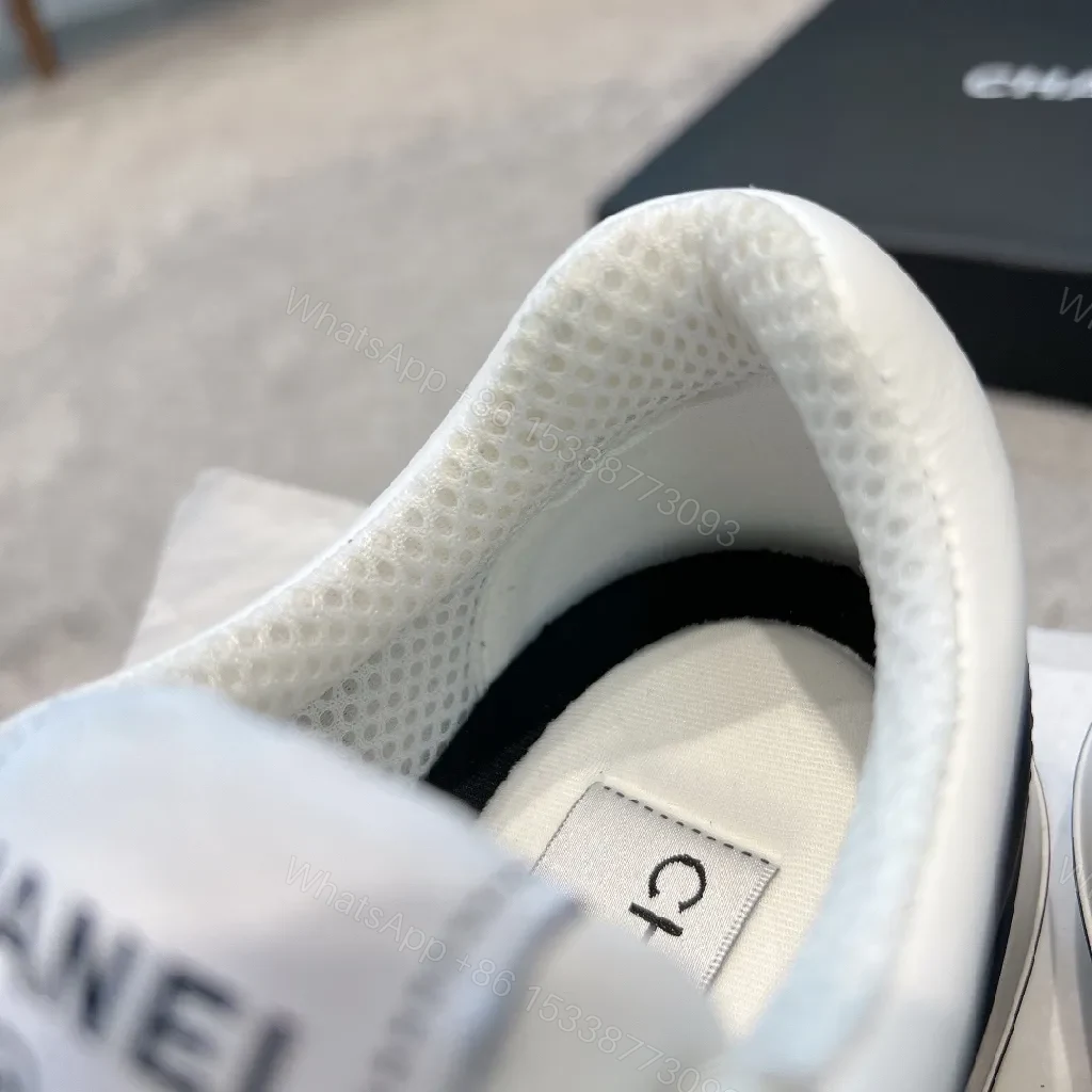 View 8 of Black Leather High-Top Sneakers | Luxe Contrast, All-Day Comfort