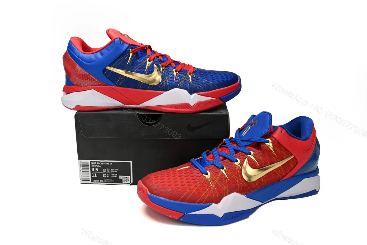 View 2 of New Sale Nike Zoom Kobe 7 VII Red Royal 488371-406