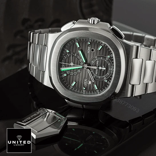 View 6 of Patek Philippe Travel Time Steel Replica