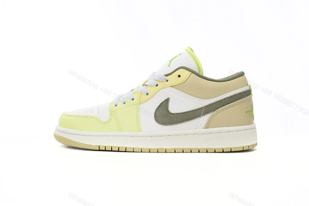 View 12 of Air Jordan aj1 Low Green White FD9906-131