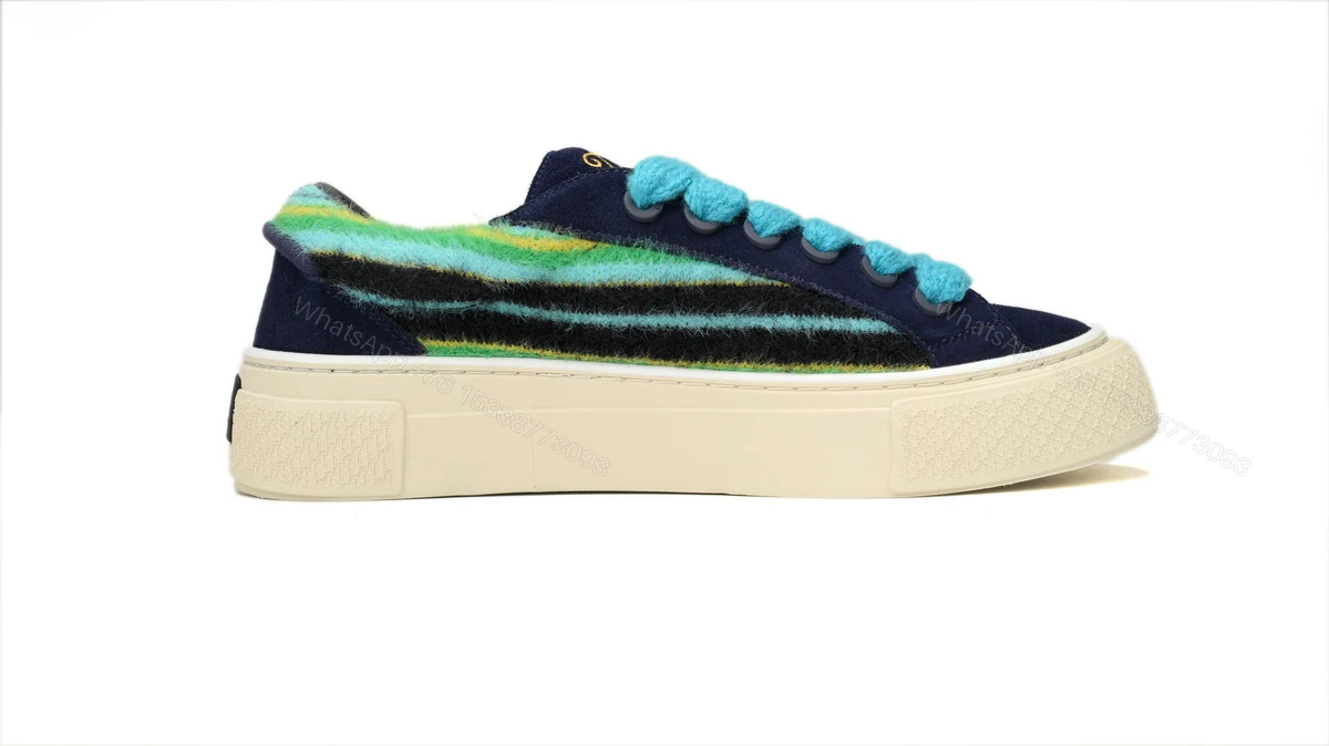 View 5 of Dior B33 Sneakers Release Navy Dlue Stripes 3SN272 ZIR1 6536