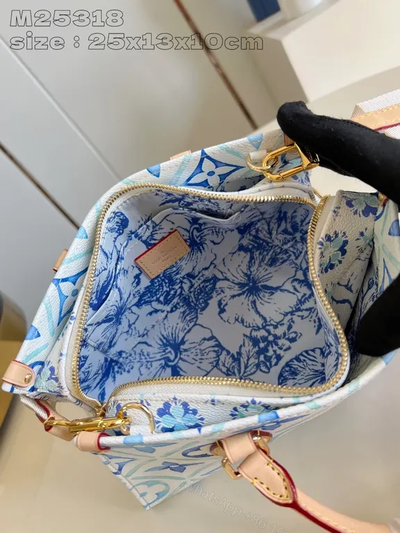 View 7 of Light-Blue Canvas Satchel: Elegant Structured Everyday Carry