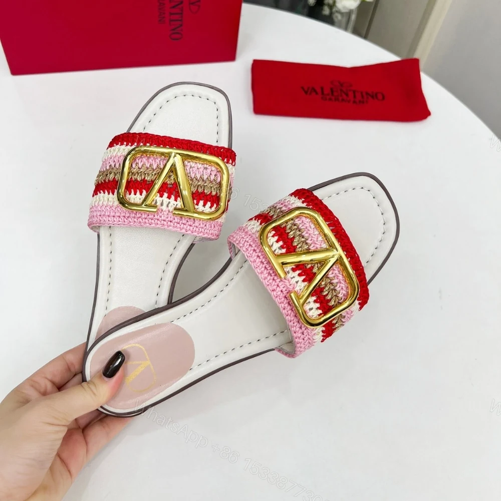 View 5 of VALENTINO VLOGO SIGNATURE SLIDE SANDAL PINK