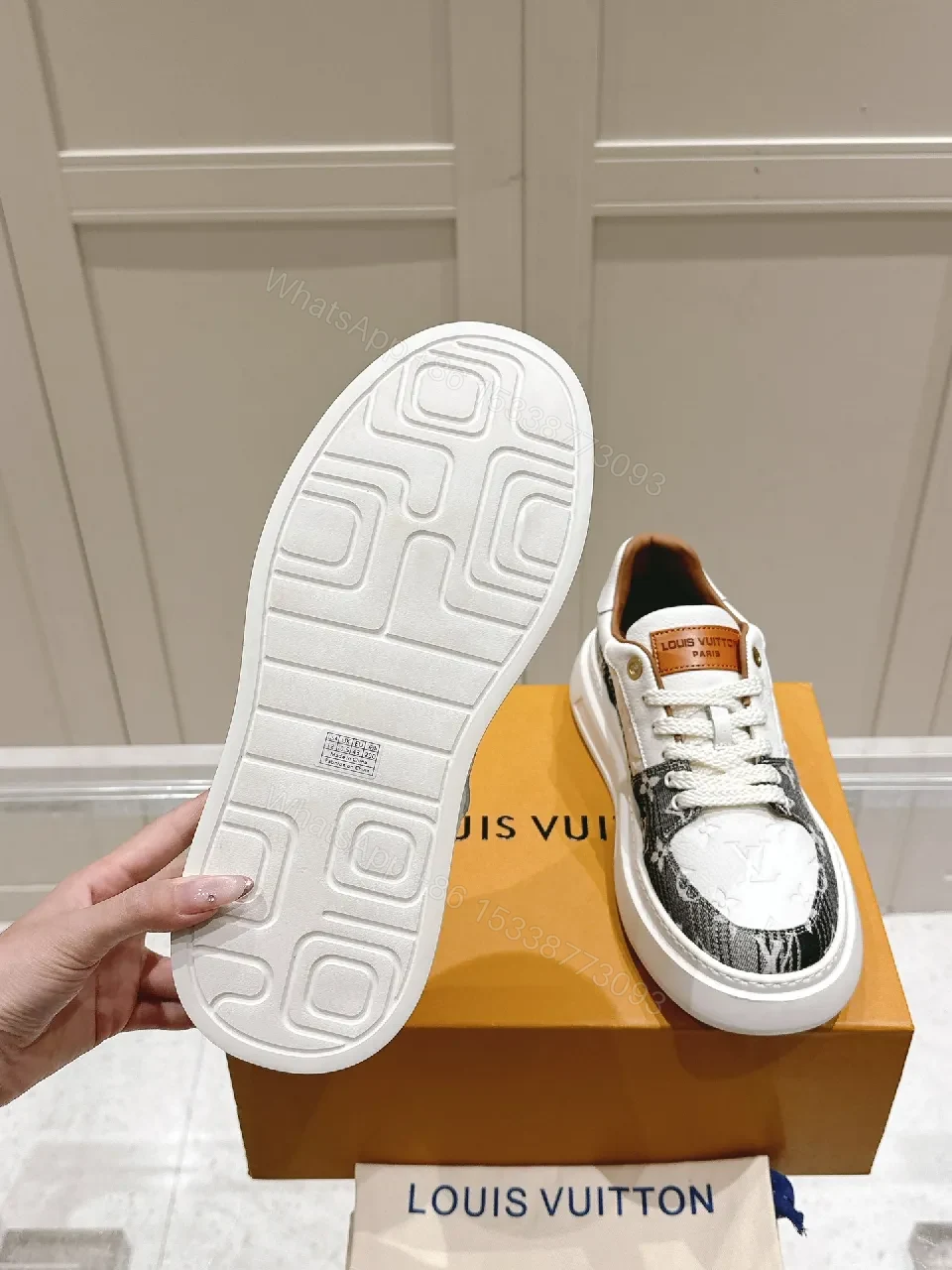 View 6 of Casual Luxe LV-Patterned Sneakers: Modern City Comfort