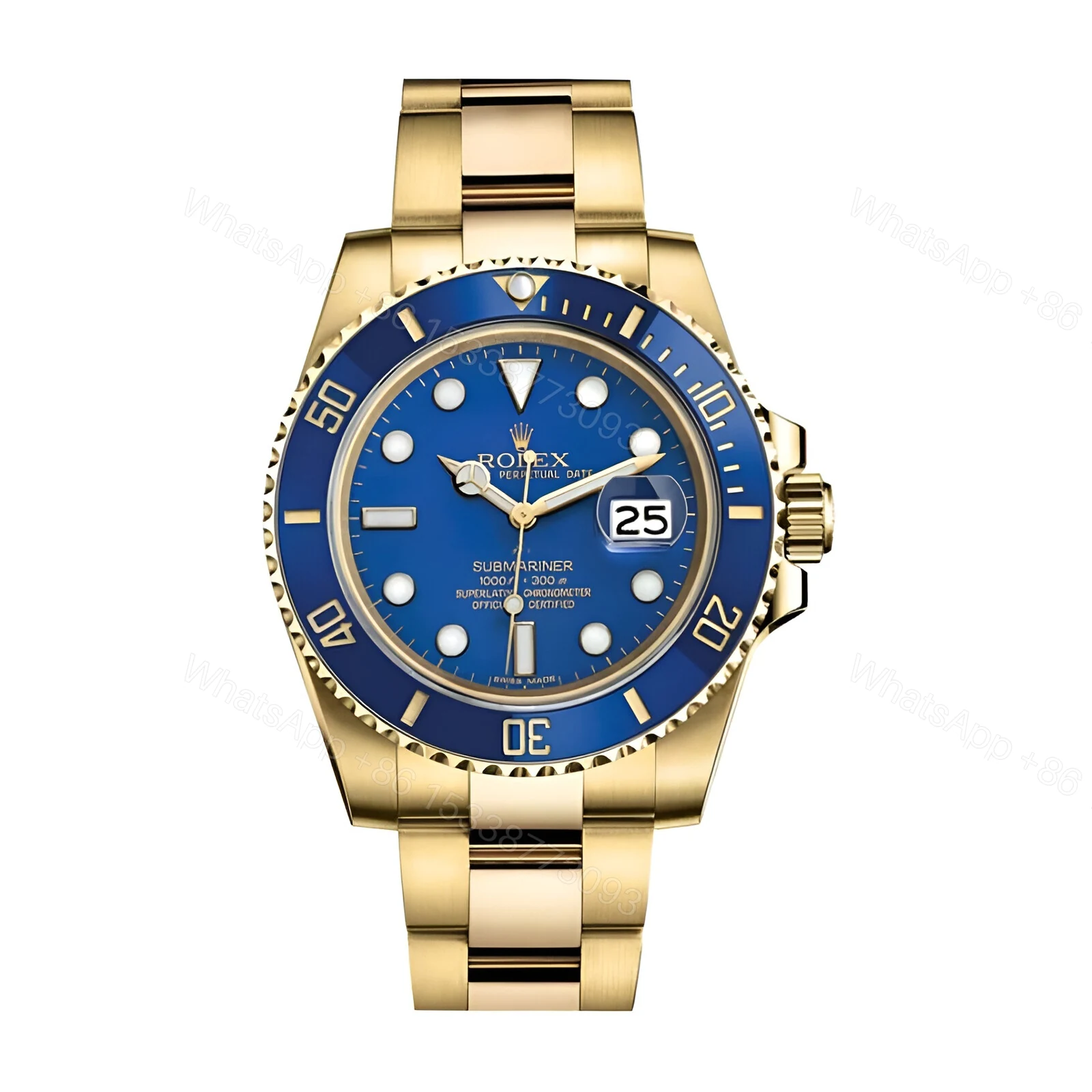 Rolex Submariner Blue Dial Stainless Steel 326934-0003 Oyster Replica — view 1