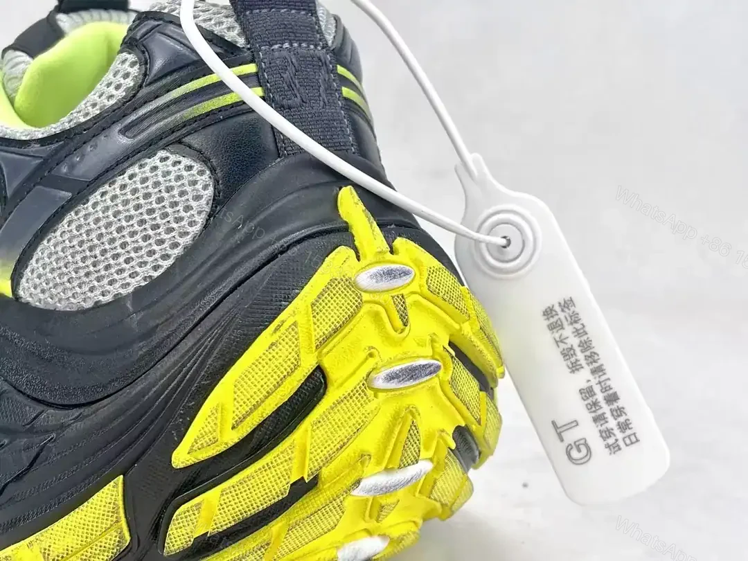View 6 of BALENCIAGA MEN’S 10XL SNEAKER IN GREY/YELLOW – BB272