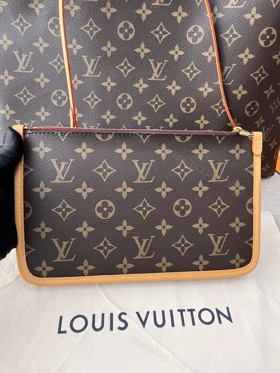 View 8 of Iconic Monogram Tote: LV Canvas, Leather Trim, Everyday Luxury