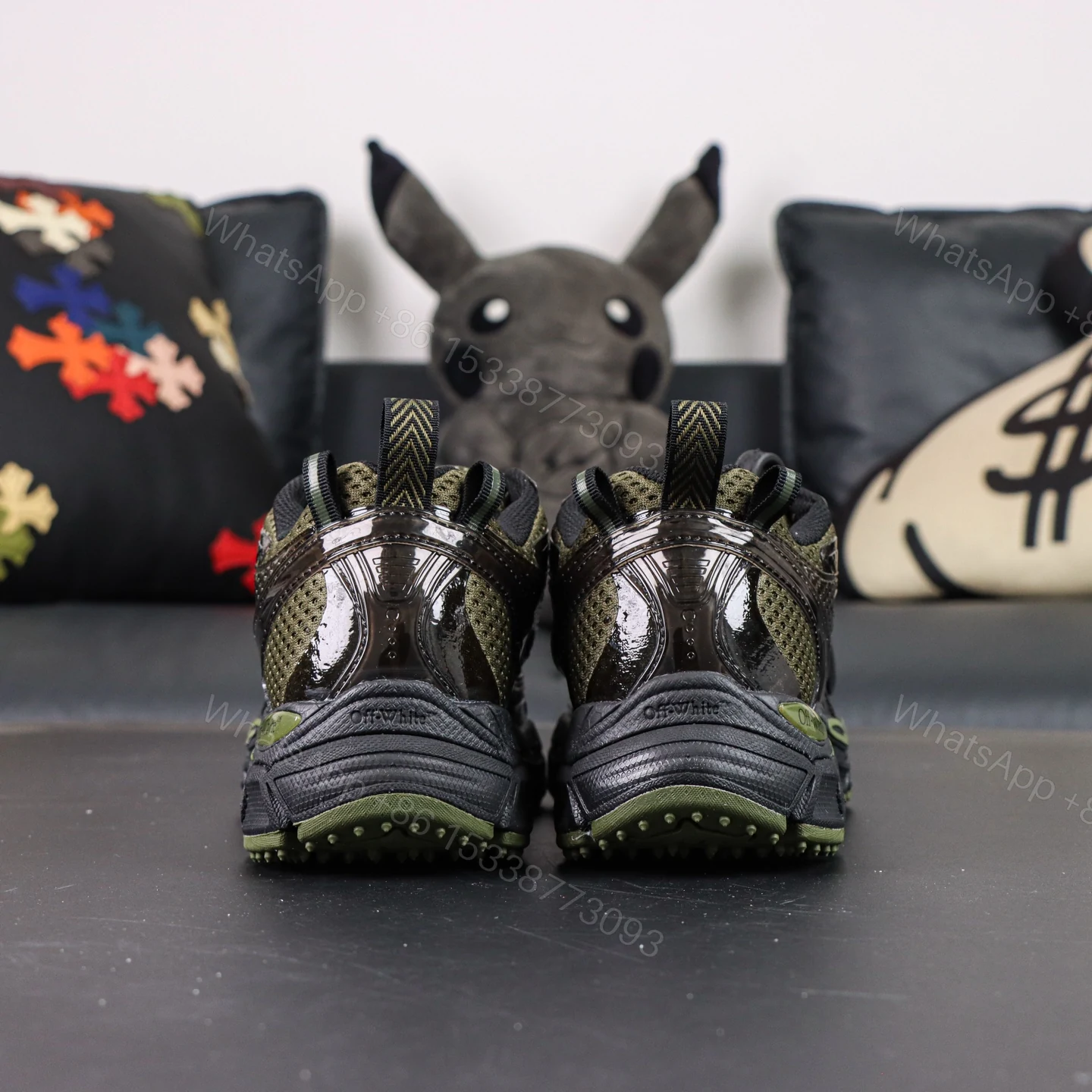 View 7 of Off White Be Right Back Black Olive