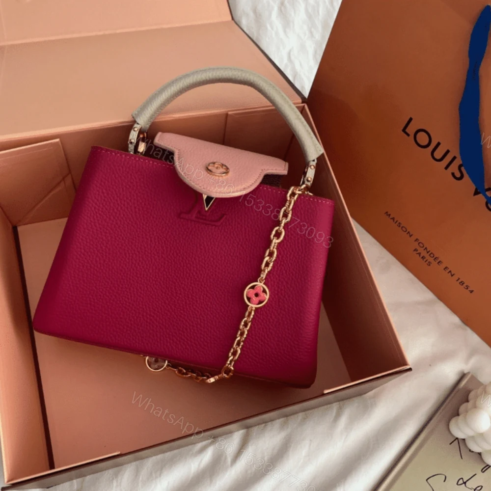 View 2 of Louis Vuitton Capucines Dark Pink 27Cm M20845