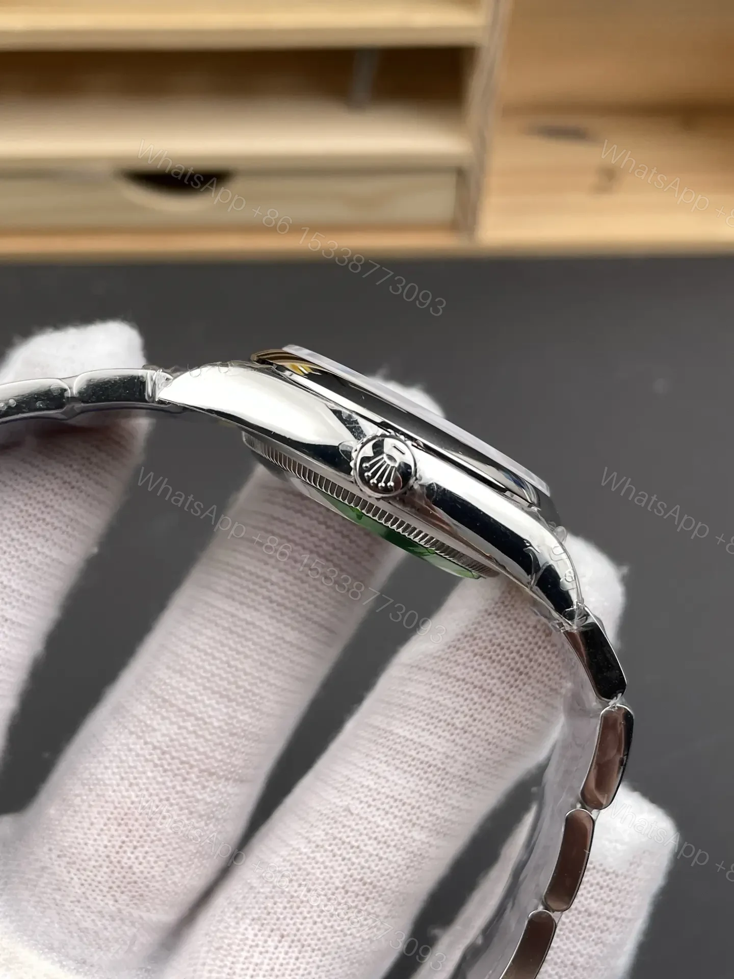 View 4 of Rolex Oyster Perpetual 36 126000 Pink Dial Watch 126000-0008