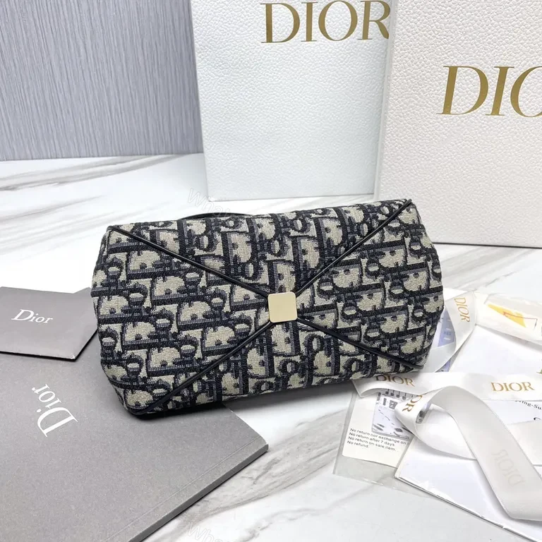 View 6 of Monogram Black Leather Dior-Inspired Bag: Everyday Luxe