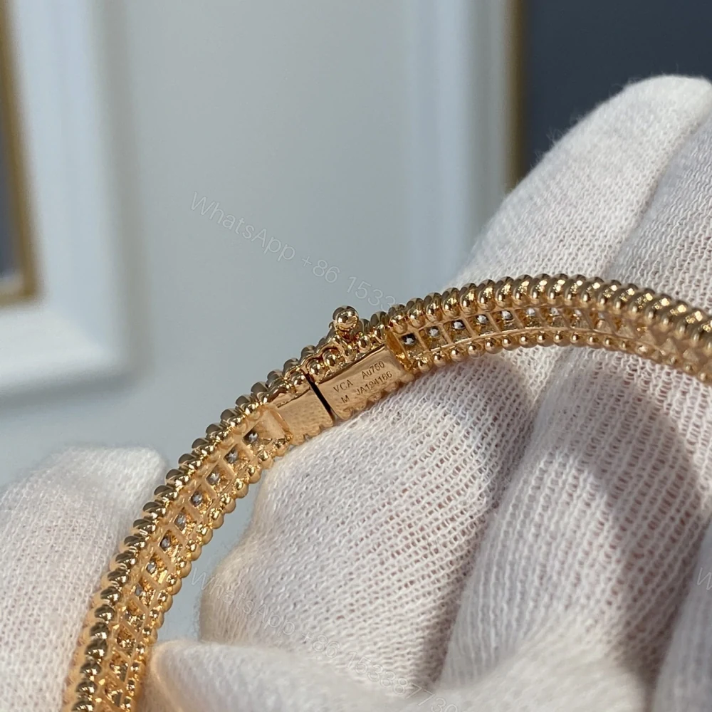 View 7 of 高仿首飾VanCleef&Arpels*RP27D00單排鑲鑽玫瑰金手鐲