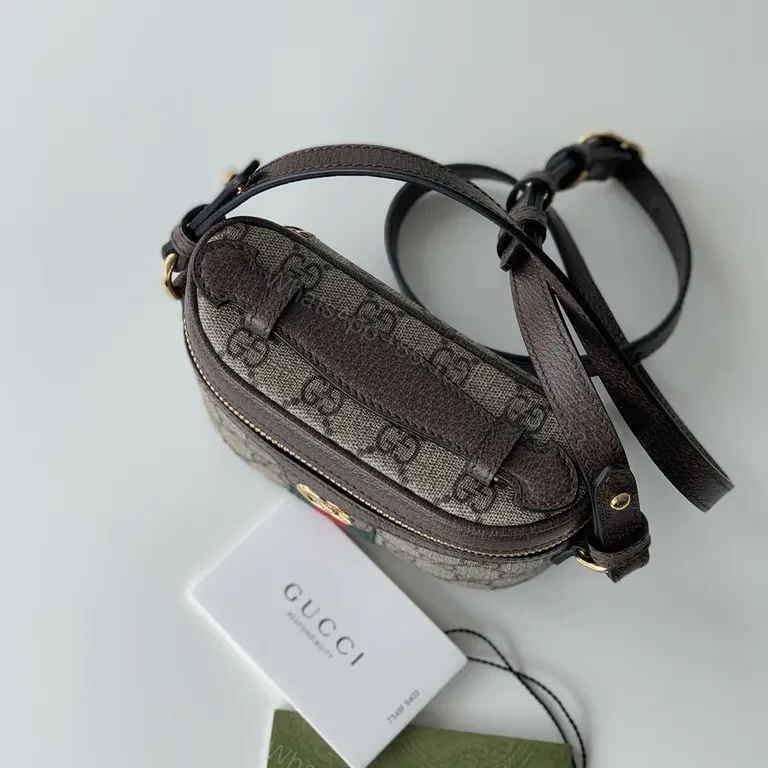 View 2 of Green-Gold GG Mini Crossbody: Compact Luxury Bag